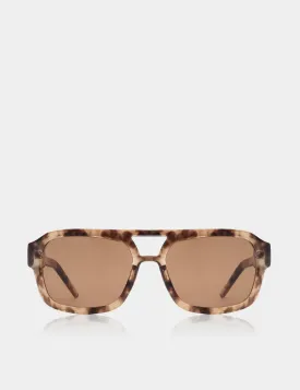 A. Kjaerbede Kaya Sunglasses - Coquina Tortoise