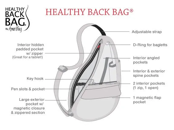 Ameribag Healthy Back Bag Microfiber : X-Small - #7102