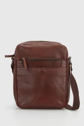 Angus Leather NS Satchel