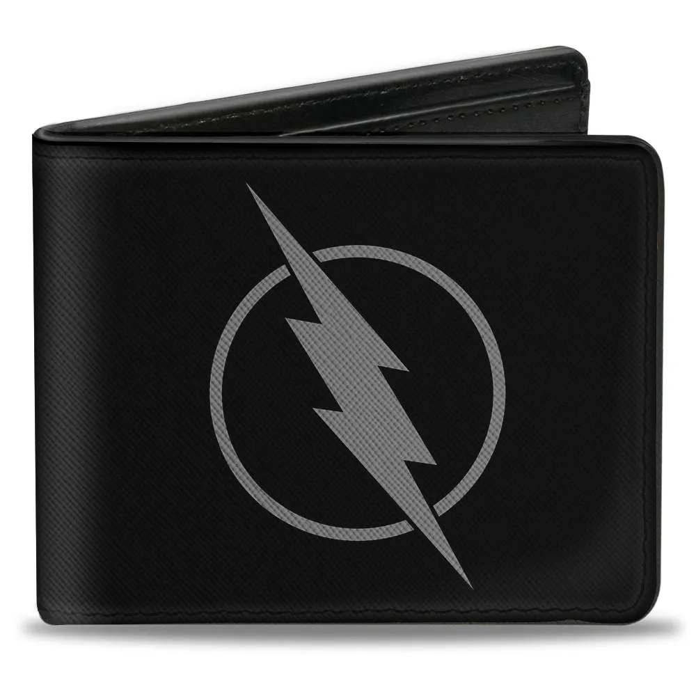 Bi-Fold Wallet - Reverse Flash Logo Black Gray