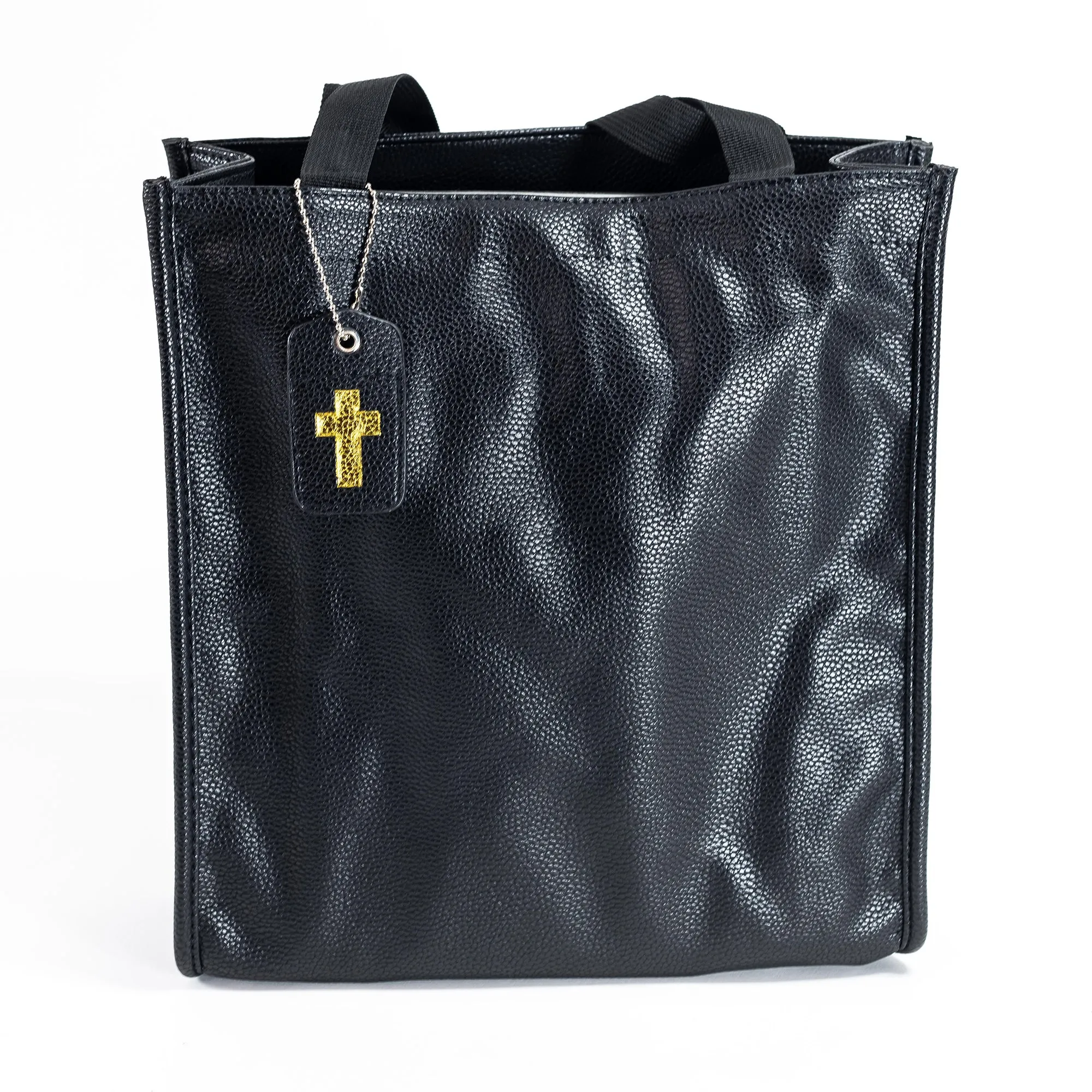 Black Bible Study Tote Bag