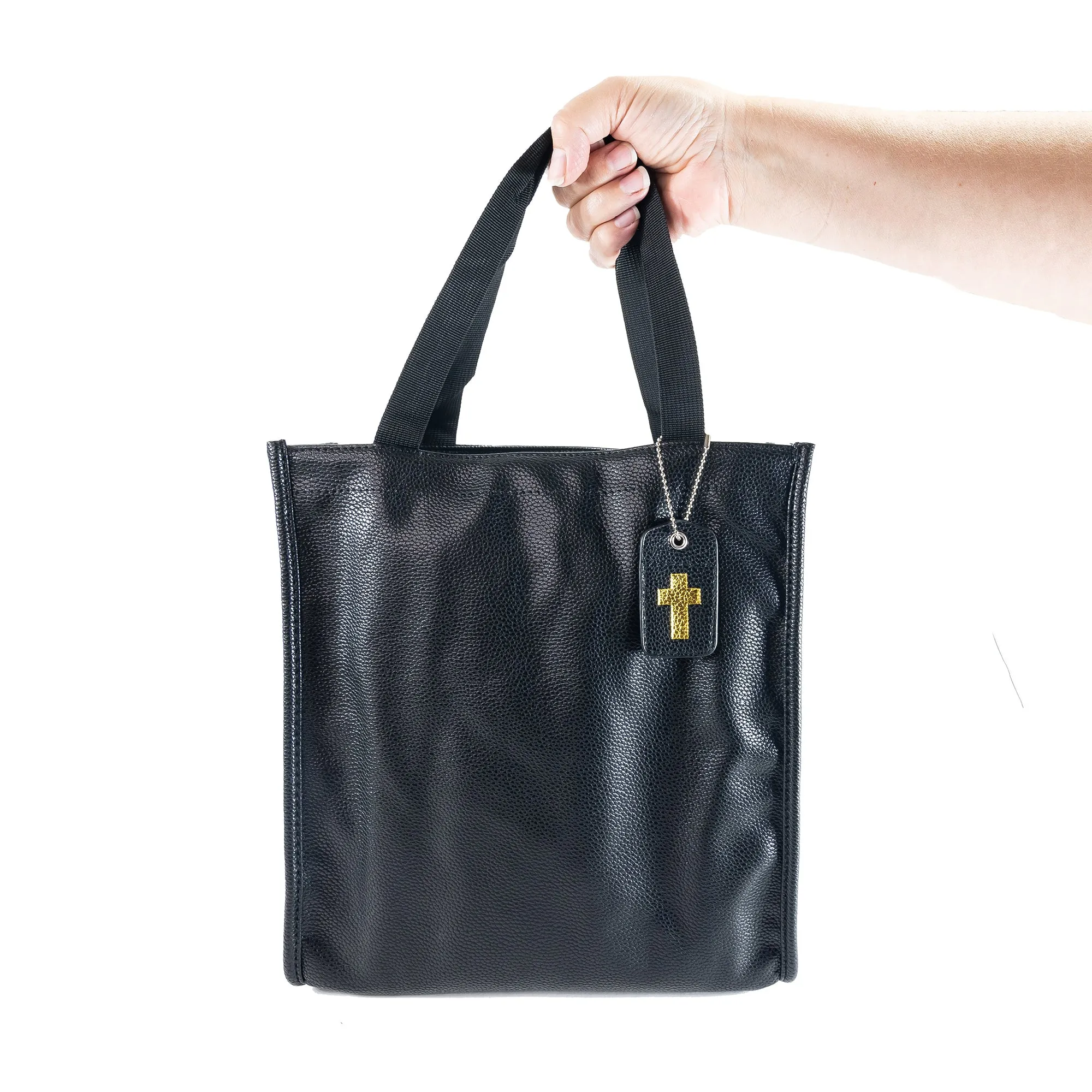 Black Bible Study Tote Bag