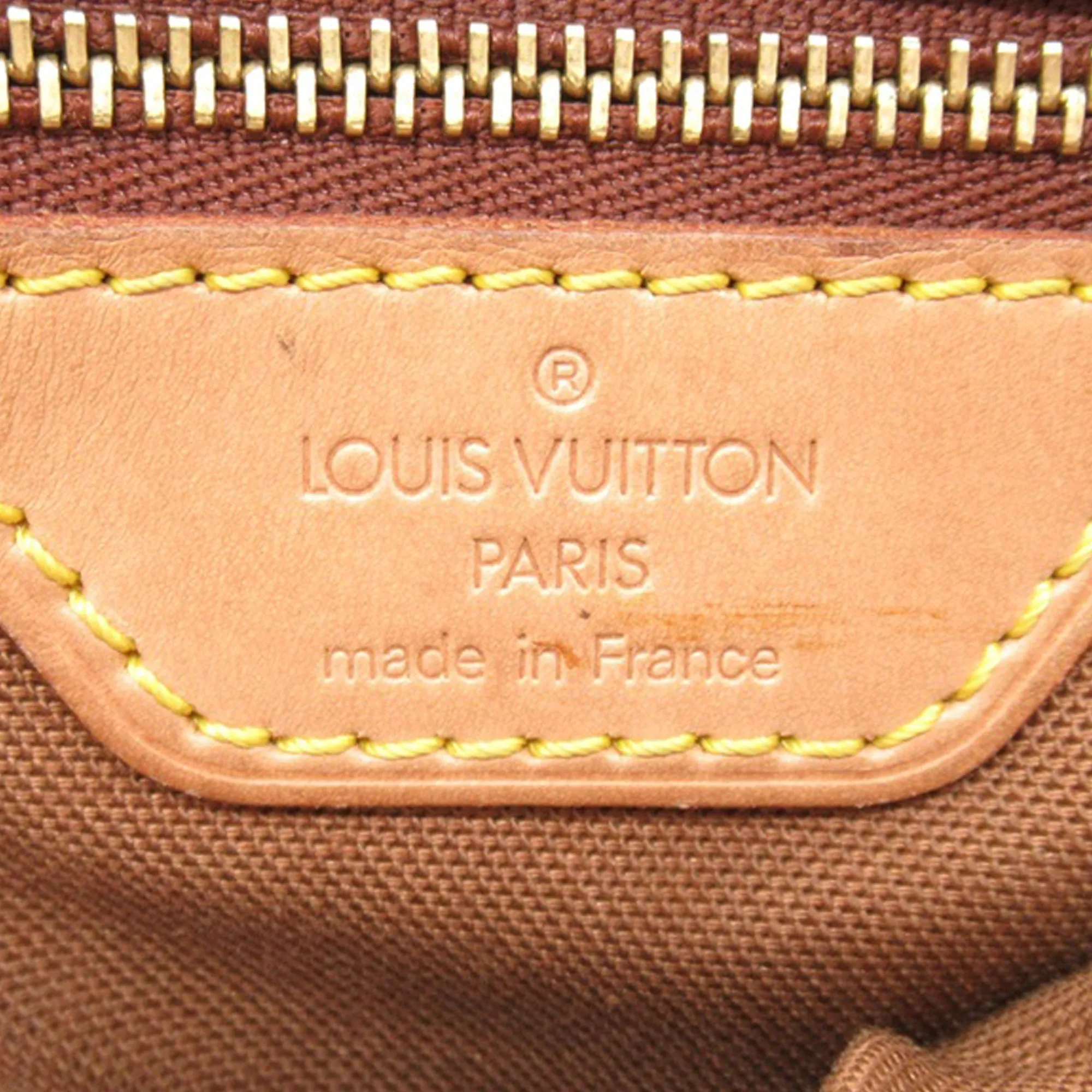 Brown Louis Vuitton Monogram Cabas Piano Tote Bag