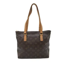 Brown Louis Vuitton Monogram Cabas Piano Tote Bag