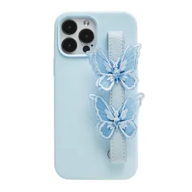 Butterfly Wristlet Phone Case