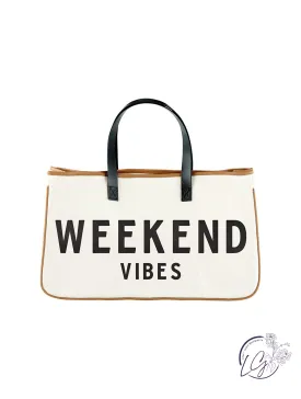 Canvas Tote - Weekend Vibes