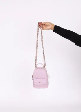 Chanel 24S Caviar Classic Lilac Mini Backpack