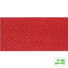 Cotton Twill Tape - Red - 5/8" (16mm)