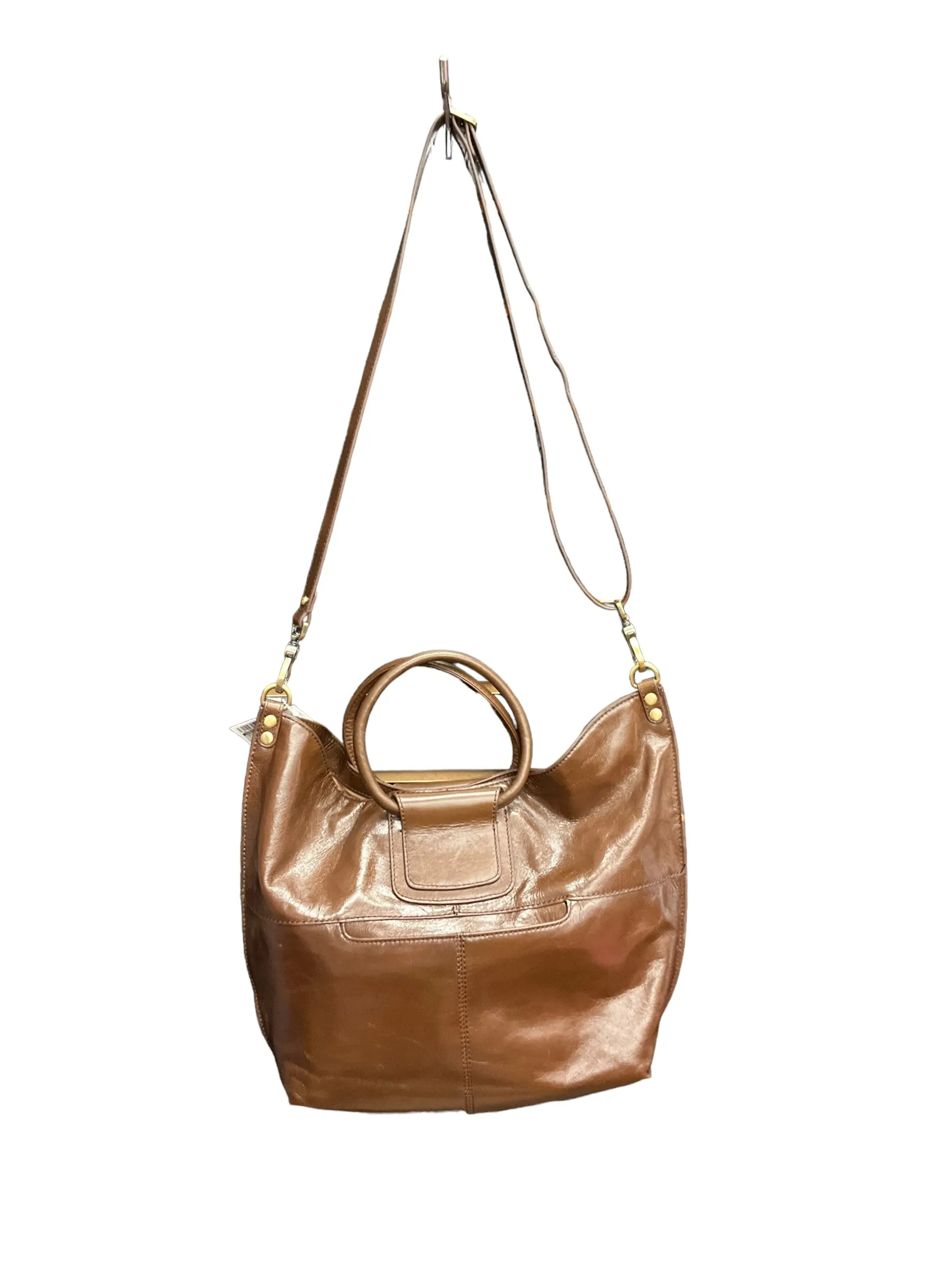 Crossbody Leather Hobo Intl, Size Large