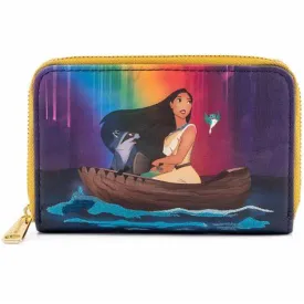 Disney Pochontas Just Around The River Bend Zip Around Wallet