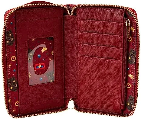 Disney Snow White Evil Queen Throne Zip Around Wallet