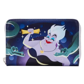 Disney The Little Mermaid Ursula Lair Zip Around Wallet