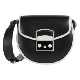 Furla Metropolis Mini Round Crossbody Bag - Nero Talco