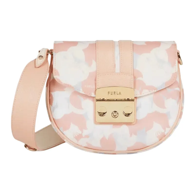 Furla Metropolis Mini Round Crossbody Bag - Toni Candy Rose