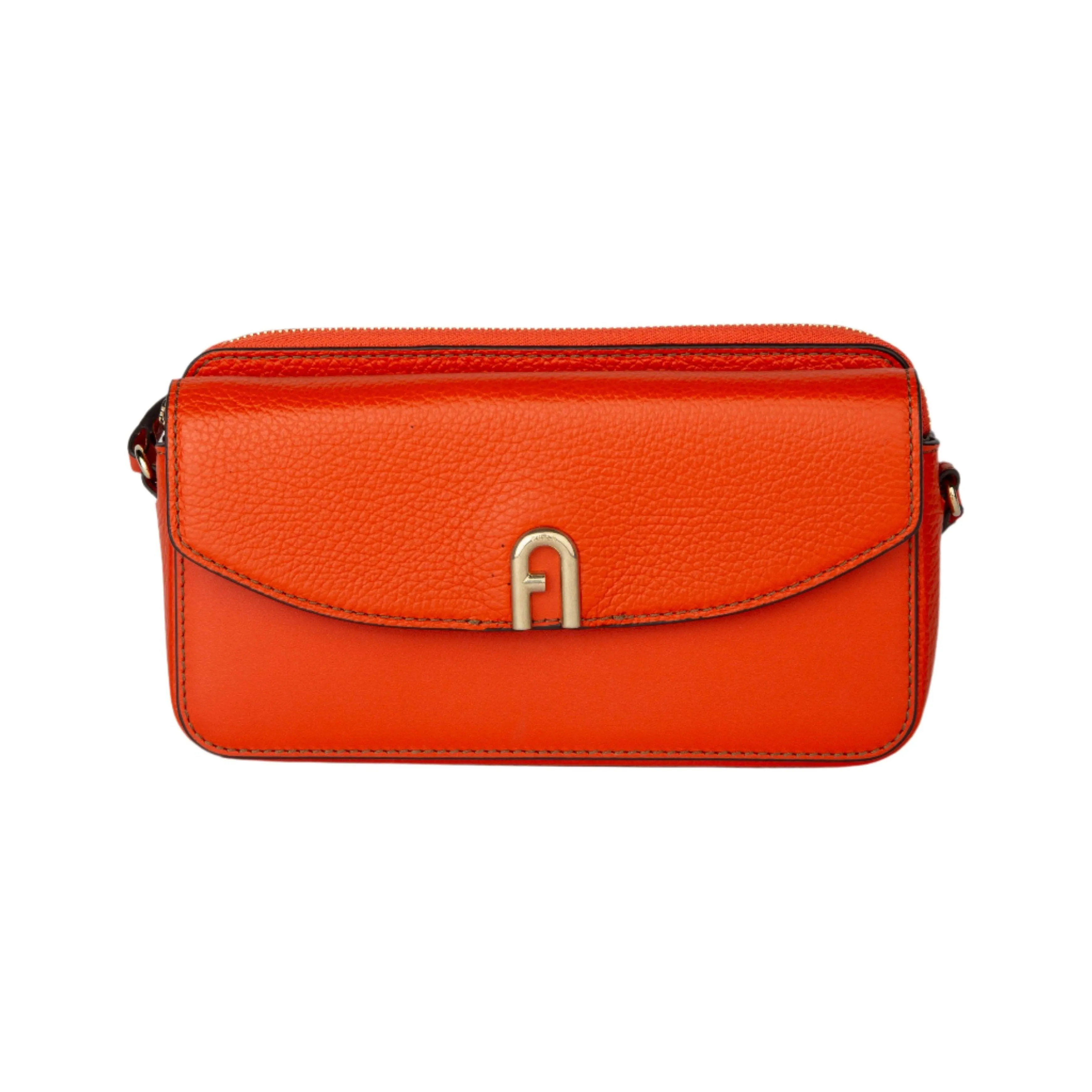 Furla Mini Hobo Primula Bag - Orange/Red