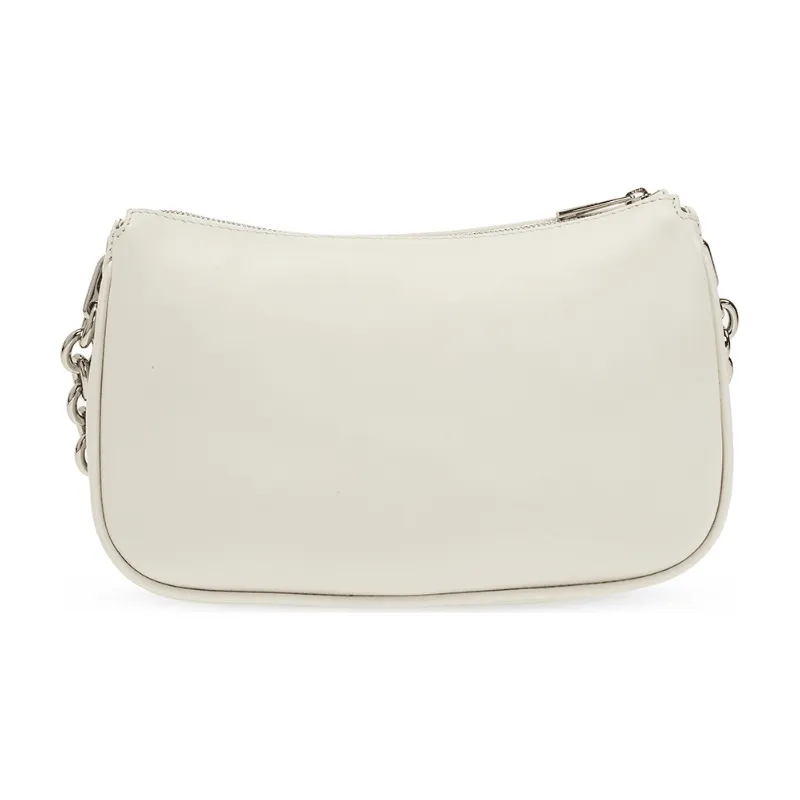 Furla Moon Mini Shoulder Bag - White Cotton