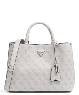 Guess Meridian Girlfriend Satchel - Dove Logo