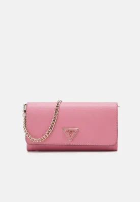 Guess Noelle Crossbody Flap Bag - Pink