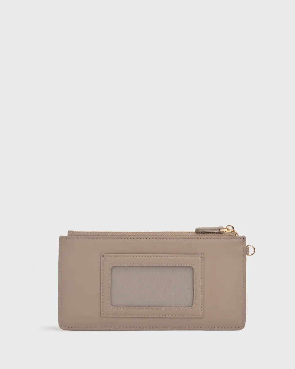 Iduna Slim Card Wallet (Taupe)