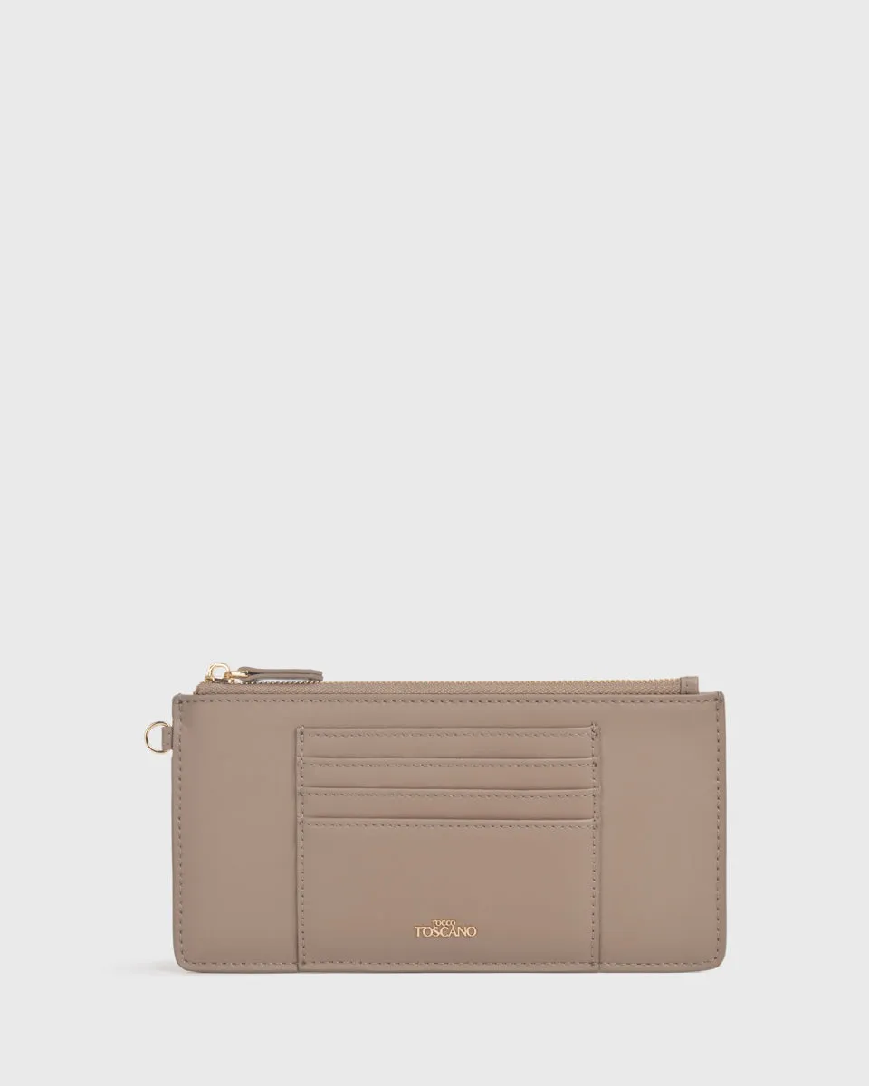 Iduna Slim Card Wallet (Taupe)