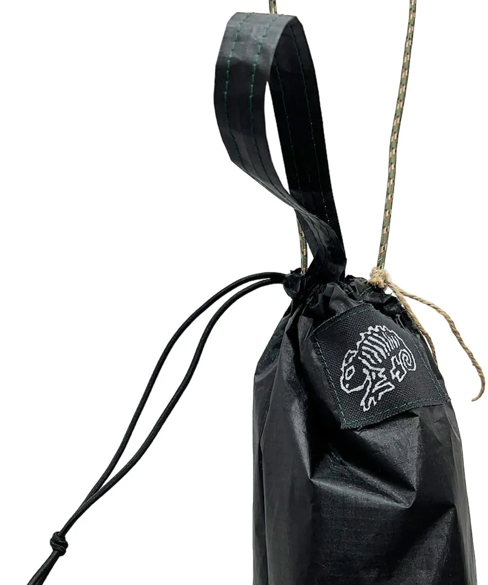 if space - bottle bag nylon rip black with shoulder