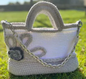 Knitted Fashionable Handbag, Light Summer