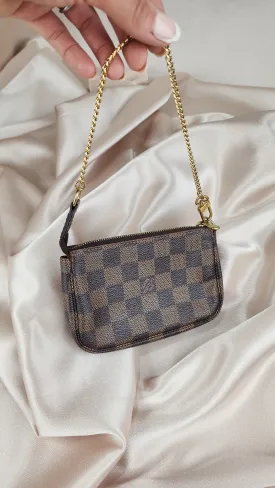 Louis Vuitton Damier Ebene Mini Pochette -729