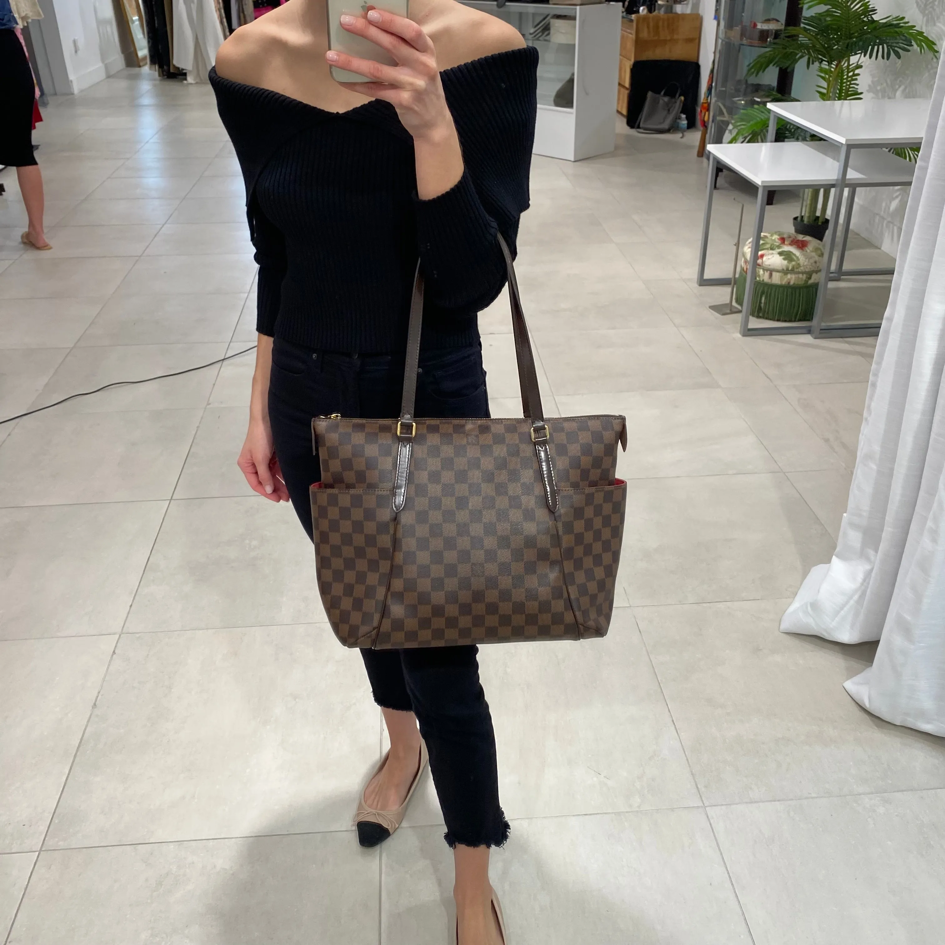 Louis Vuitton Damier Ebene Totally Tote