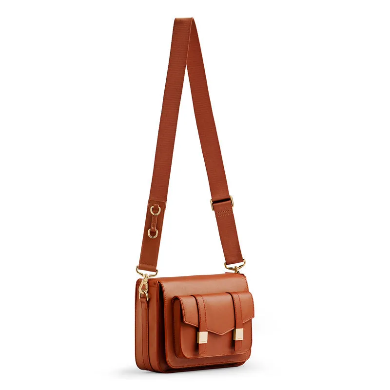 Mason M Messenger Bag - Brown