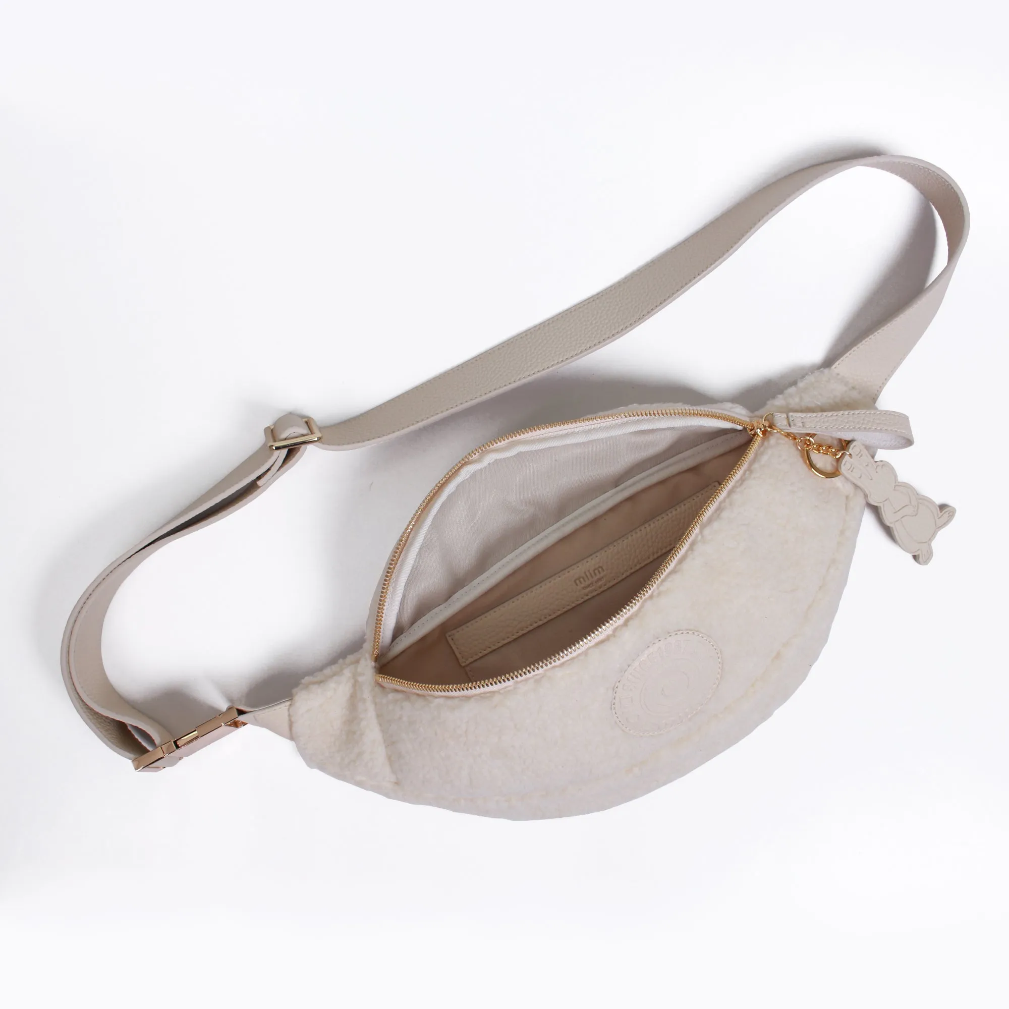 mild sling fanny pack ivory