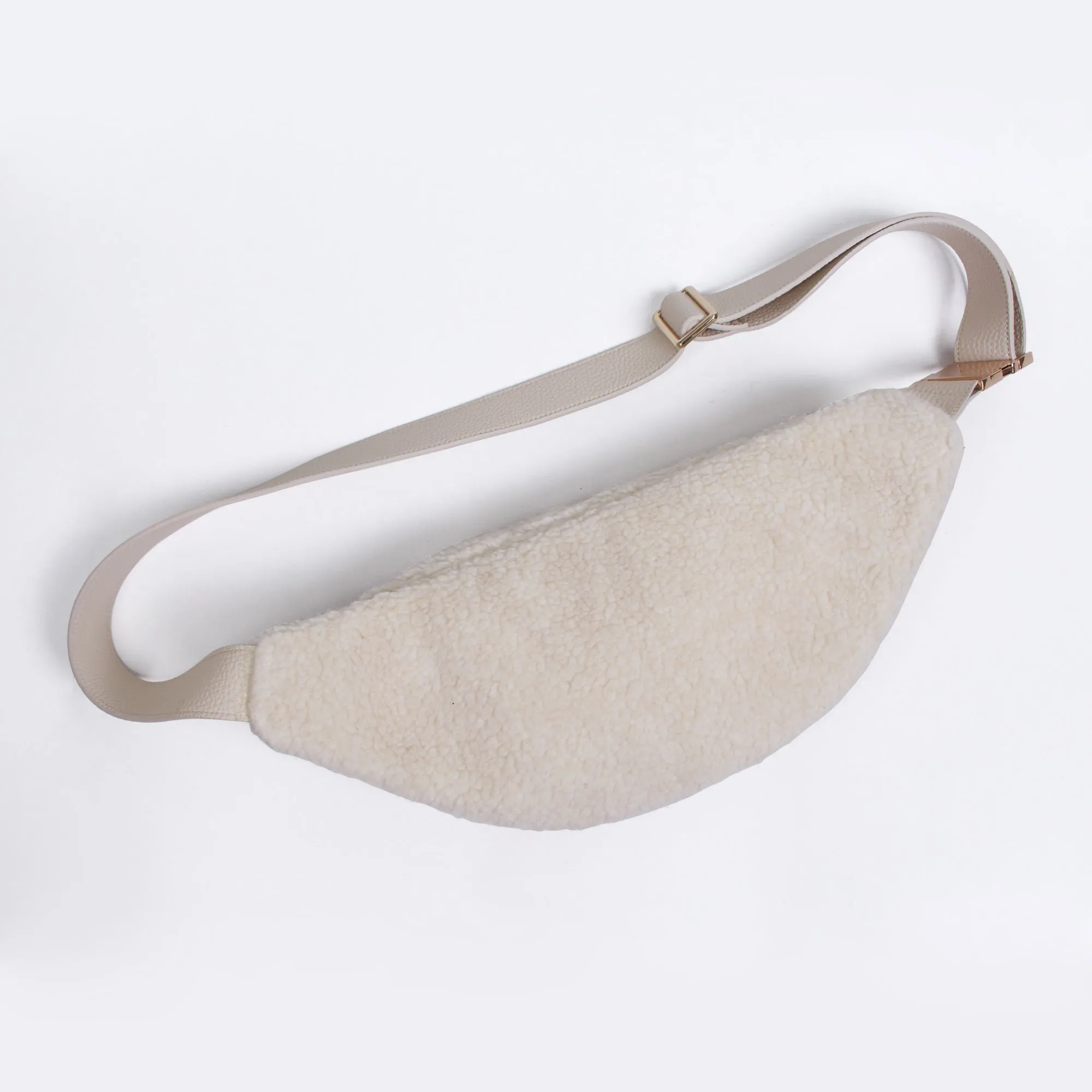 mild sling fanny pack ivory