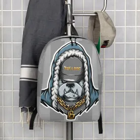 Minimalist Backpack Bulldog Design