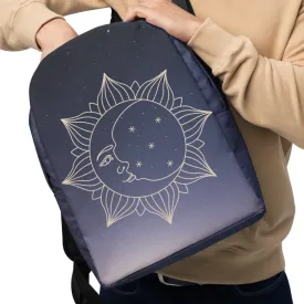 Minimalist Backpack Sun and Moon