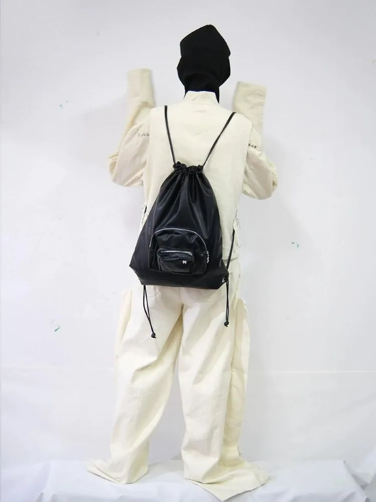 Multi Pockets Drawstring Shoulder Bag【s0000005208】