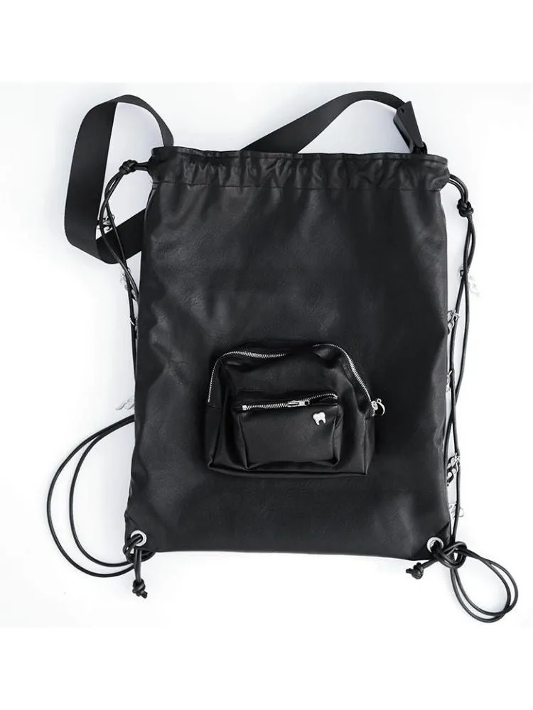 Multi Pockets Drawstring Shoulder Bag【s0000005208】