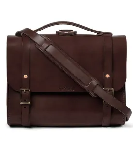 Porter Satchel // Dark Brown