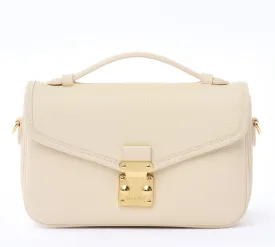 PRE ORDER Buttercream Togo Leather - "Le Petit Paris15" Crossbody bag