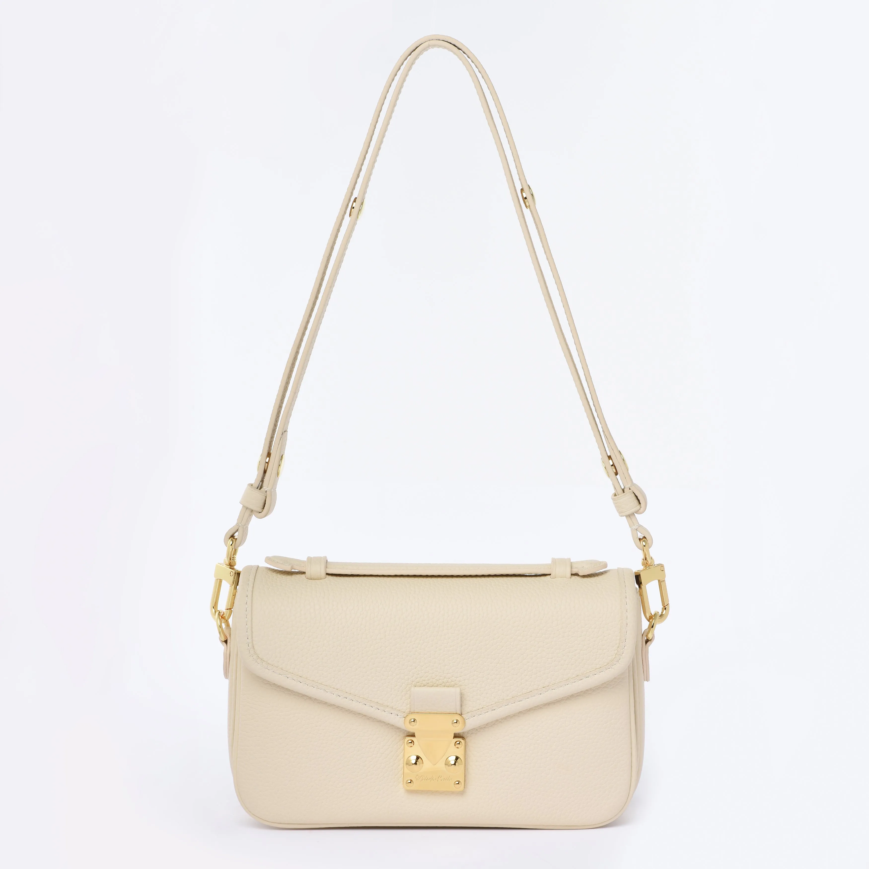 PRE ORDER Buttercream Togo Leather - "Le Petit Paris15" Crossbody bag