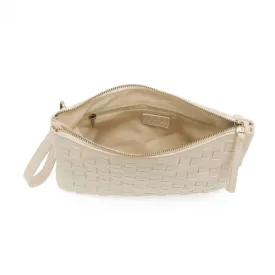 QUINN WOVEN CONVERTIBLE CROSSBODY CLUTCH