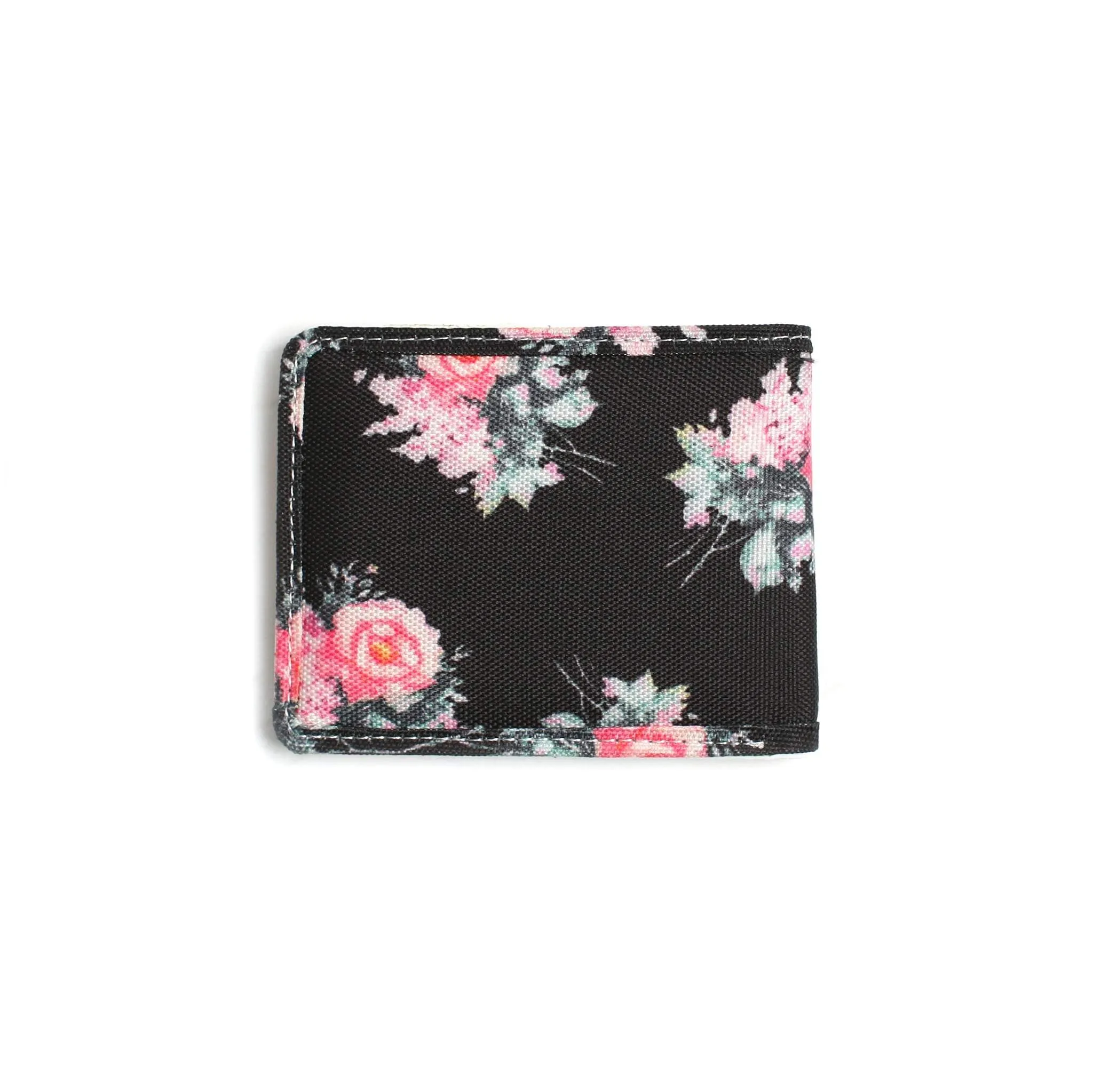 Roses Wallet Black