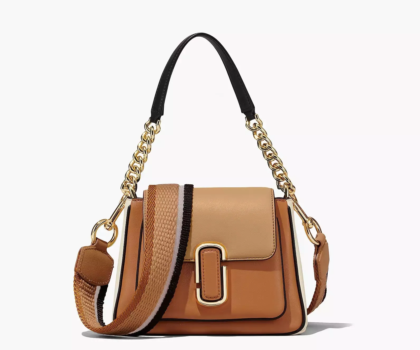 THE COLORBLOCK J MARC CHAIN MINI SATCHEL