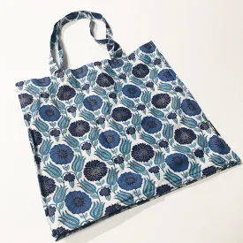 Tote Bag Blue Flower