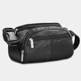 Travelon RFID Blocking Leather Waist Pack